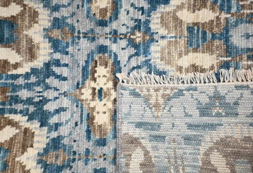 Hand Knotted Global Ikat Rug  8'9